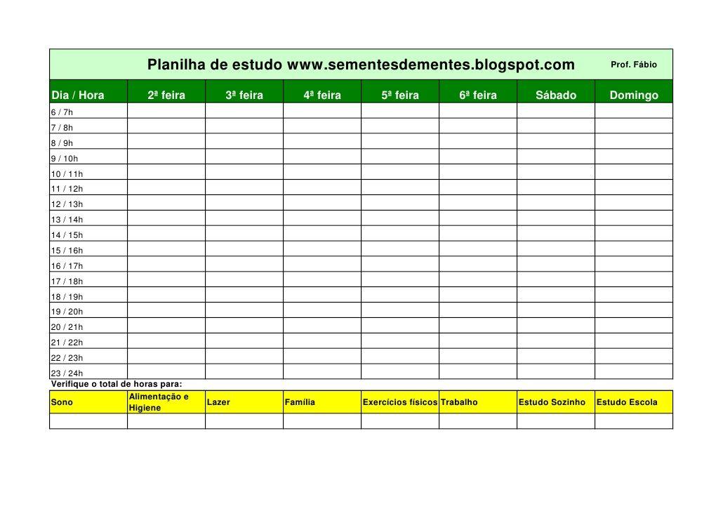 Dicas para Usar Planilhas de Estudo e Aumentar sua Produtividade!