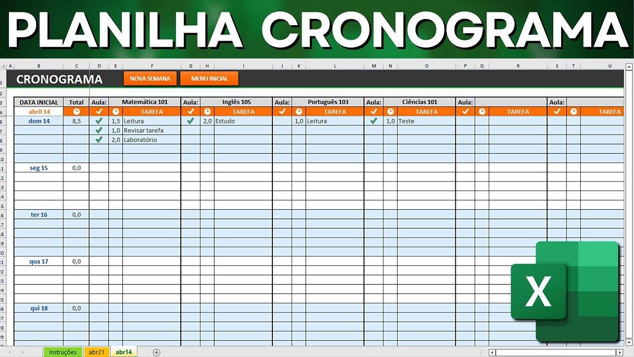 Aproveite ao Máximo seu Tempo‍ com Planilhas de Estudo